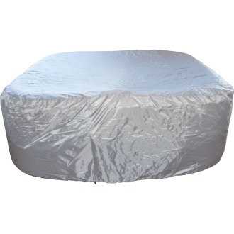 Védőhuzat mobil forró kádhoz - négyzet alakú, 4 fő