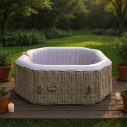 Felfújható mobil pezsgőfürdő  Luxury 155 Rattan